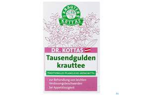 Dr.Kottas Tee Tausendguldenkraut 20st, A-Nr.: 3886257 - 01