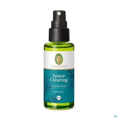 Sie sehen eine Packung Primavera Raumspray Space Clearing Bio 50ml, Produktbild: 01 Primavera Raumspray Space Clearing Bio 50ml, A-Nr.: 5344721 - 01