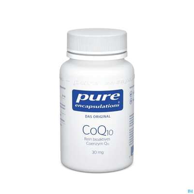 Sie sehen eine Packung Pure Encapsulations Coq10 30mg 120 Kapseln, Produktbild: 01 Pure Encapsulations Coq10 30mg 120 Kapseln, A-Nr.: 3046534 - 01