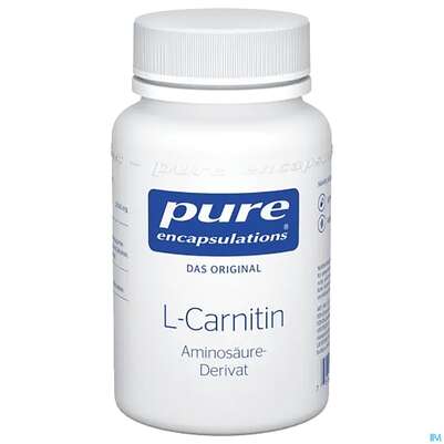Sie sehen eine Packung Pure Encapsulations l-carnitin 60 Kapseln, Produktbild: 01 Pure Encapsulations l-carnitin 60 Kapseln, A-Nr.: 2291214 - 01
