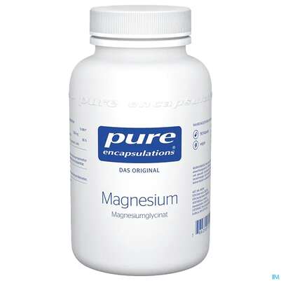 Sie sehen eine Packung Pure Encapsulations Magnesium Magnesiumglycinat 90 Kapseln, Produktbild: 01 Pure Encapsulations Magnesium Magnesiumglycinat 90 Kapseln, A-Nr.: 2382796 - 01