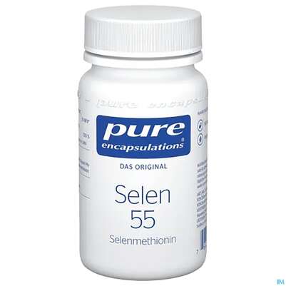 Sie sehen eine Packung Pure Encapsulations Selen 55 90 Kapseln, Produktbild: 01 Pure Encapsulations Selen 55 90 Kapseln, A-Nr.: 4176931 - 01