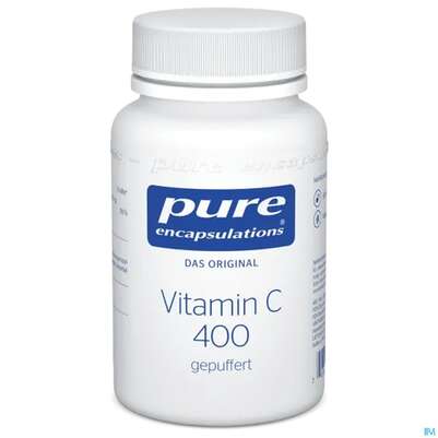 Sie sehen eine Packung Pure Encapsulations Vitamin C 400 Gepuffert 90 Kapseln, Produktbild: 02 Pure Encapsulations Vitamin C 400 Gepuffert 90 Kapseln, A-Nr.: 2304862 - 02