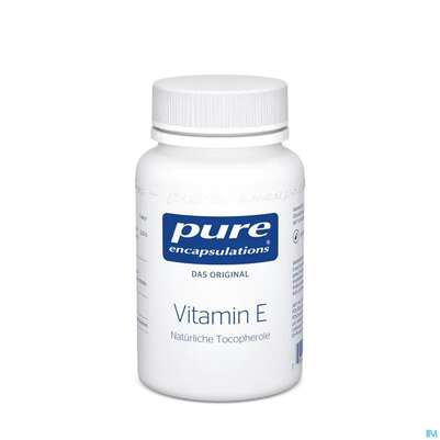 Sie sehen eine Packung Pure Encapsulations Vitamin E 90 Kapseln, Produktbild: 01 Pure Encapsulations Vitamin E 90 Kapseln, A-Nr.: 2324089 - 01