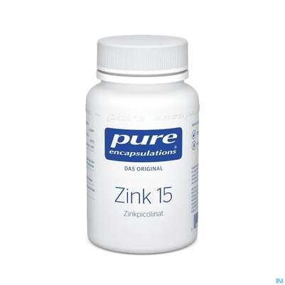 Pure Encapsulations Zink 15 (zinkpicolinat) 180 Kapseln, A-Nr.: 3046592 - 01