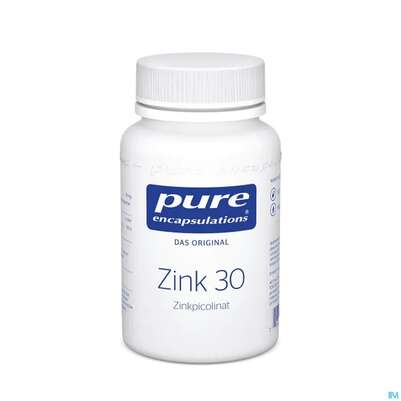 Sie sehen eine Packung Pure Encapsulations Zink 30 (zinkpicolinat) 180 Kapseln, Produktbild: 01 Pure Encapsulations Zink 30 (zinkpicolinat) 180 Kapseln, A-Nr.: 2111761 - 01