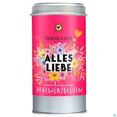 Sonnentor Bio Gewuerzbluetenmischung Alles Liebe Streudose 07738 30g, A-Nr.: 3309896 - 03