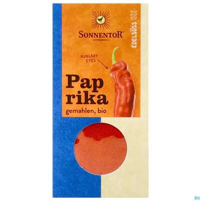 Sie sehen eine Packung Sonnentor Bio Paprika Suess 00894 50g, Produktbild: 01 Sonnentor Bio Paprika Suess 00894 50g, A-Nr.: 5228009 - 01