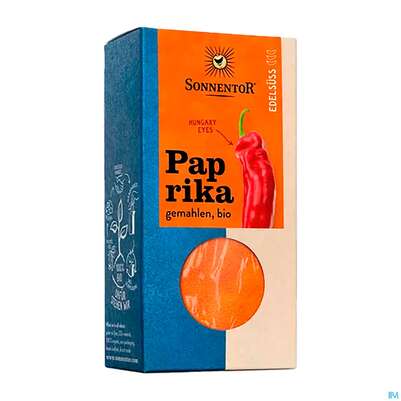 Sie sehen eine Packung Sonnentor Bio Paprika Suess 00894 50g, Produktbild: 06 Sonnentor Bio Paprika Suess 00894 50g, A-Nr.: 5228009 - 06