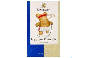 Sonnentor Tee/bio/doppelkammerbeutel Ingwer Energie 02574 18st, A-Nr.: 5227866 - 01