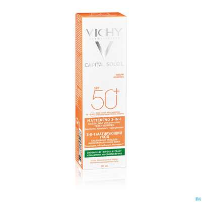 Sonnenprodukte Vichy/capital Soleil Mattierende Sonnenpflege 3in1 Lsf50+ 50ml, A-Nr.: 5232258 - 03