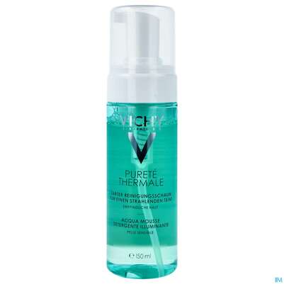 Sie sehen eine Packung Vichy Purete Thermale Reinigungsschaum 150ml, Produktbild: 01 Vichy Purete Thermale Reinigungsschaum 150ml, A-Nr.: 4310039 - 01