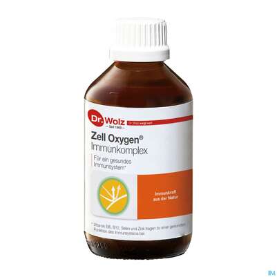 Sie sehen eine Packung Zell Oxygen Dr.wolz Trink/kur Immunkomplex Nr 60576 250ml, Produktbild: 05 Zell Oxygen Dr.wolz Trink/kur Immunkomplex Nr 60576 250ml, A-Nr.: 3693512 - 05