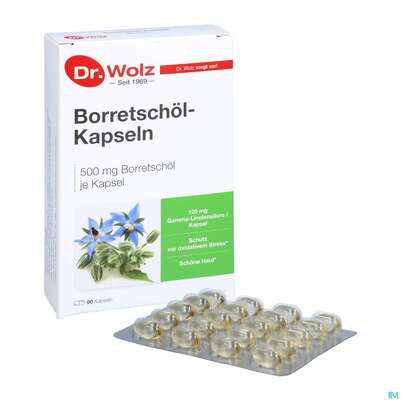 Borretschoel Kapseln Dr.wolz Nr 60608 60st, A-Nr.: 3839312 - 04