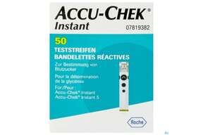 Diagnostika U.zubehoer Accu-chek -roche Diabetes Instant Glucose Streif 50st, A-Nr.: 5457307 - 01