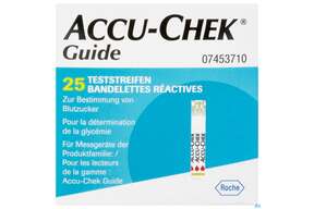 Diagnostika U.zubehoer Accu-chek -roche Diabetes Guide Glucose Streifen 25st, A-Nr.: 4578925 - 01