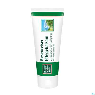 Sie sehen eine Packung Allgäuer Latschenkiefer Besenreiser Pflegebalsam 100ml, Produktbild: 01 Allgäuer Latschenkiefer Besenreiser Pflegebalsam 100ml, A-Nr.: 3841697 - 01