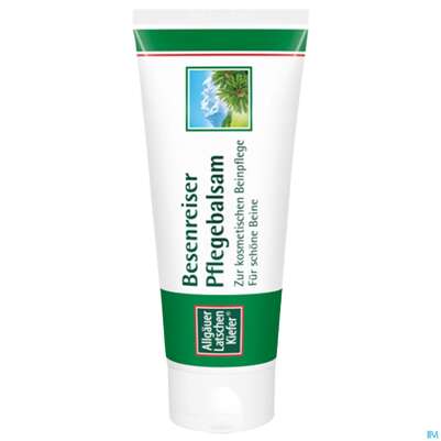 Sie sehen eine Packung Allgäuer Latschenkiefer Besenreiser Pflegebalsam 100ml, Produktbild: 04 Allgäuer Latschenkiefer Besenreiser Pflegebalsam 100ml, A-Nr.: 3841697 - 04