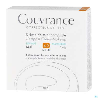 Avène Couvrance Kompakt Creme-make-up Mattierend Honig 10g, A-Nr.: 2594966 - 04