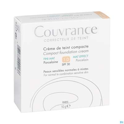 Avène Couvrance Kompakt Creme-make-up Mattierend Porzellan 10g, A-Nr.: 2595078 - 02