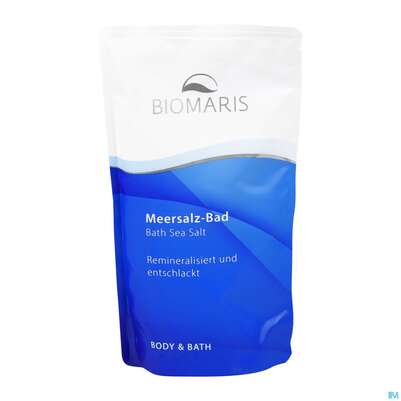 Sie sehen eine Packung Biomaris Bademeersalz Original Bm006 500g, Produktbild: 01 Biomaris Bademeersalz Original Bm006 500g, A-Nr.: 2490735 - 01