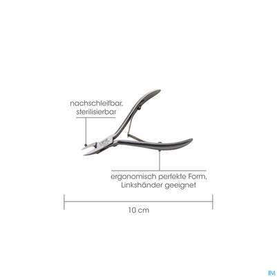 Canal Eckenzange Flache Spitze Rostfrei 10cm 3064- 1st, A-Nr.: 4892202 - 02