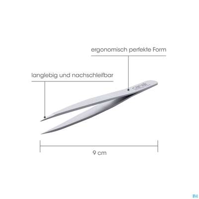 Pinzetten Canal Rostfrei/splitter 9cm Satin 2019- 1st, A-Nr.: 4785707 - 02