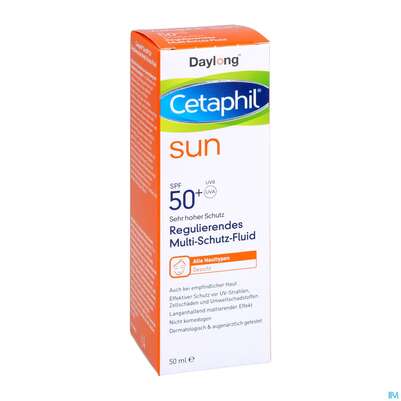 Sonnenprodukte Cetaphil Sun Daylong Multi Schutz Fluid Regulierend Spf50+ 50ml, A-Nr.: 5129678 - 03