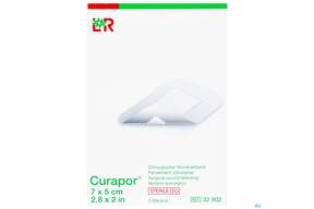 Wundverband Curapor Steril Weiss Elastisch 7x 5cm Neu 5st, A-Nr.: 4041711 - 01