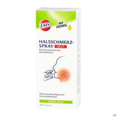 Emser Halsschmerz Spray Akut +honig Ab 6 Jahre Halsschmerz +infektion 30ml, A-Nr.: 4737921 - 03