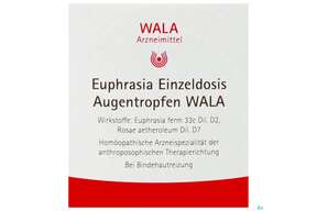 Euphrasia -wala Einzeldosis Augentropfen 0,5ml 30st, A-Nr.: 4967911 - 01