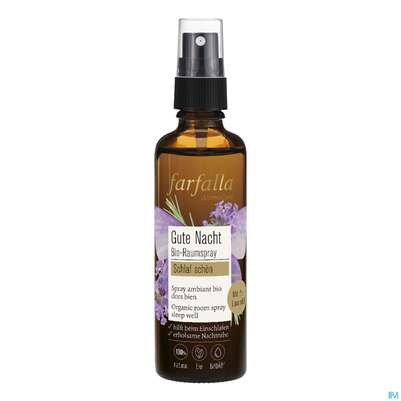 Farfalla Bio-raumspray Schlaf Schoen Lavendel Gute Nacht 75ml, A-Nr.: 5160872 - 01