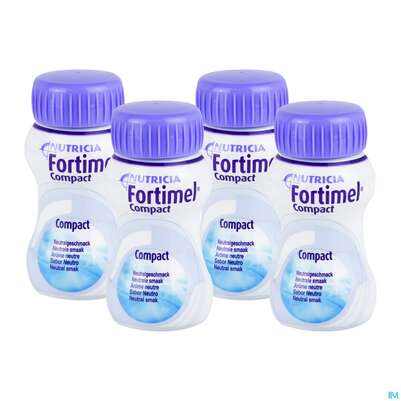 Fortimel/compact/2.4 125ml Vitalflasche Neutral 4st, A-Nr.: 4303269 - 01
