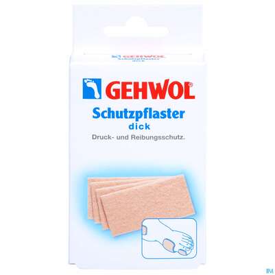Sie sehen eine Packung Gehwol Schutzpflaster Dick Nr 64171 4st, Produktbild: 01 Gehwol Schutzpflaster Dick Nr 64171 4st, A-Nr.: 1558282 - 01