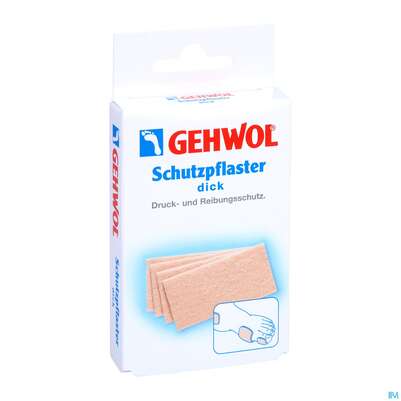 Sie sehen eine Packung Gehwol Schutzpflaster Dick Nr 64171 4st, Produktbild: 03 Gehwol Schutzpflaster Dick Nr 64171 4st, A-Nr.: 1558282 - 03