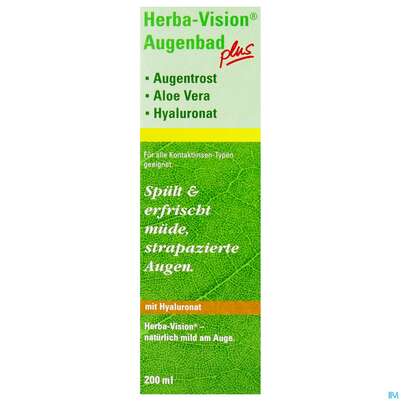 Sie sehen eine Packung Augen Bad Herba-vision Plus 200ml, Produktbild: 01 Augen Bad Herba-vision Plus 200ml, A-Nr.: 4125856 - 01