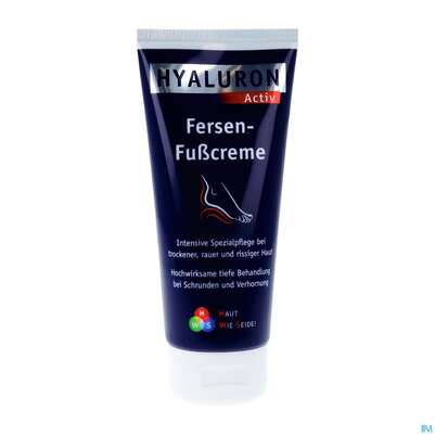 Sie sehen eine Packung Hws Hyaluron Activ Fersen-fußcreme 100ml, Produktbild: 02 Hws Hyaluron Activ Fersen-fußcreme 100ml, A-Nr.: 4324248 - 02