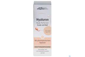 Hyaluron Nude Perfection Getoentes Fluid Mittlerer Typ Lsf 20 50ml, A-Nr.: 4914719 - 01