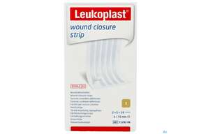 Wundverband Wundnahtstreifen/steril Leukoplast/weiss Closure Strip 3x 75mm 10st, A-Nr.: 3478937 - 01