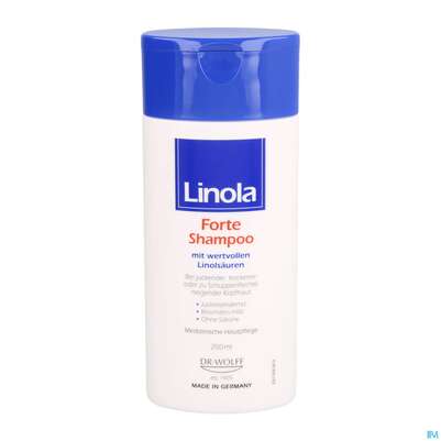 Sie sehen eine Packung Shampoon Linola Forte 200ml, Produktbild: 06 Shampoon Linola Forte 200ml, A-Nr.: 5724553 - 06