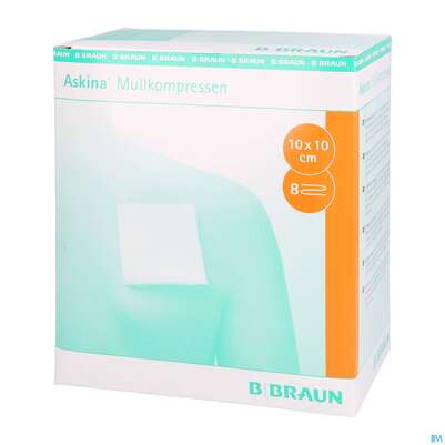 Mullkompressen Askina 8fach Steril 10x 10cm 25x2 50st, A-Nr.: 1778960 - 02