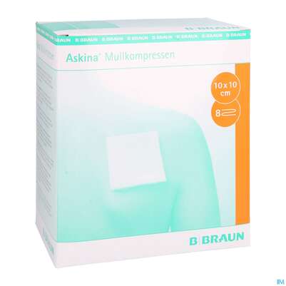 Mullkompressen Askina 8fach Steril 10x 10cm 25x2 50st, A-Nr.: 1778960 - 03