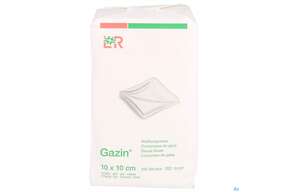 Mullkompressen Gazin Baumw.17faedig Unsteril 12fach 10x 10cm 100st, A-Nr.: 2386972 - 01