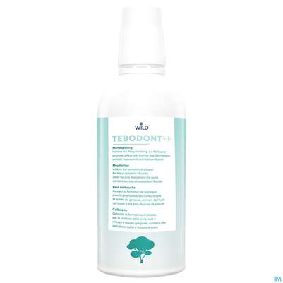 Sie sehen eine Packung Mundwasser/spuelung Tebodont-f Mundspuelung 500ml, Produktbild: 01 Mundwasser/spuelung Tebodont-f Mundspuelung 500ml, A-Nr.: 5682636 - 01