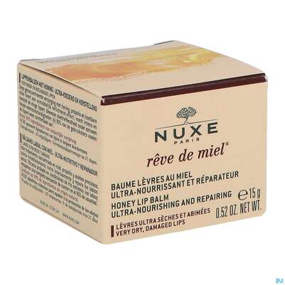 Sie sehen eine Packung Nuxe Reve De Miel Baume Levres 15g, Produktbild: 04 Nuxe Reve De Miel Baume Levres 15g, A-Nr.: 4080378 - 04