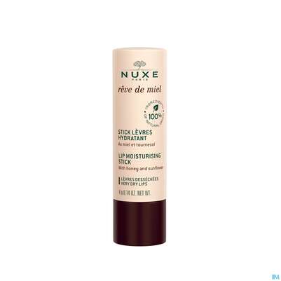 Sie sehen eine Packung Nuxe Reve De Miel Stick Levres Hydratant 4g, Produktbild: 02 Nuxe Reve De Miel Stick Levres Hydratant 4g, A-Nr.: 4080384 - 02