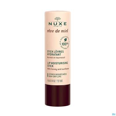 Sie sehen eine Packung Nuxe Reve De Miel Stick Levres Hydratant 4g, Produktbild: 03 Nuxe Reve De Miel Stick Levres Hydratant 4g, A-Nr.: 4080384 - 03
