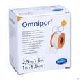 Sie sehen eine Packung Fixierpflaster Omnipor 5mx 2,5cm 1st, Produktbild: 03 Fixierpflaster Omnipor 5mx 2,5cm 1st, A-Nr.: 0874472 - 03
