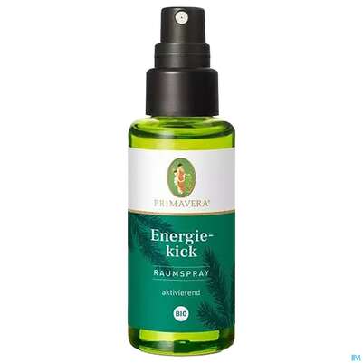 Sie sehen eine Packung Primavera Raumspray Energiekick Bio 50ml, Produktbild: 02 Primavera Raumspray Energiekick Bio 50ml, A-Nr.: 5344603 - 02