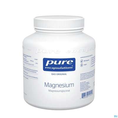Sie sehen eine Packung Pure Encapsulations Magnesium Magnesiumglycinat 180 Kapseln, Produktbild: 01 Pure Encapsulations Magnesium Magnesiumglycinat 180 Kapseln, A-Nr.: 3408003 - 01